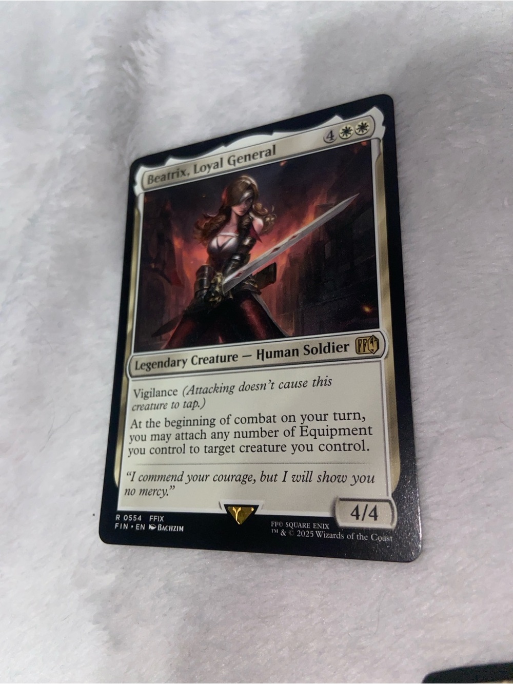 Beatrix, Loyal General (#0554) Magic the Gathering Final Fantasy